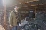 Hilayel Abu Jlidan near his animal pen in al-Baggār, 14.12.2015 (Michal Rotem / NCF)